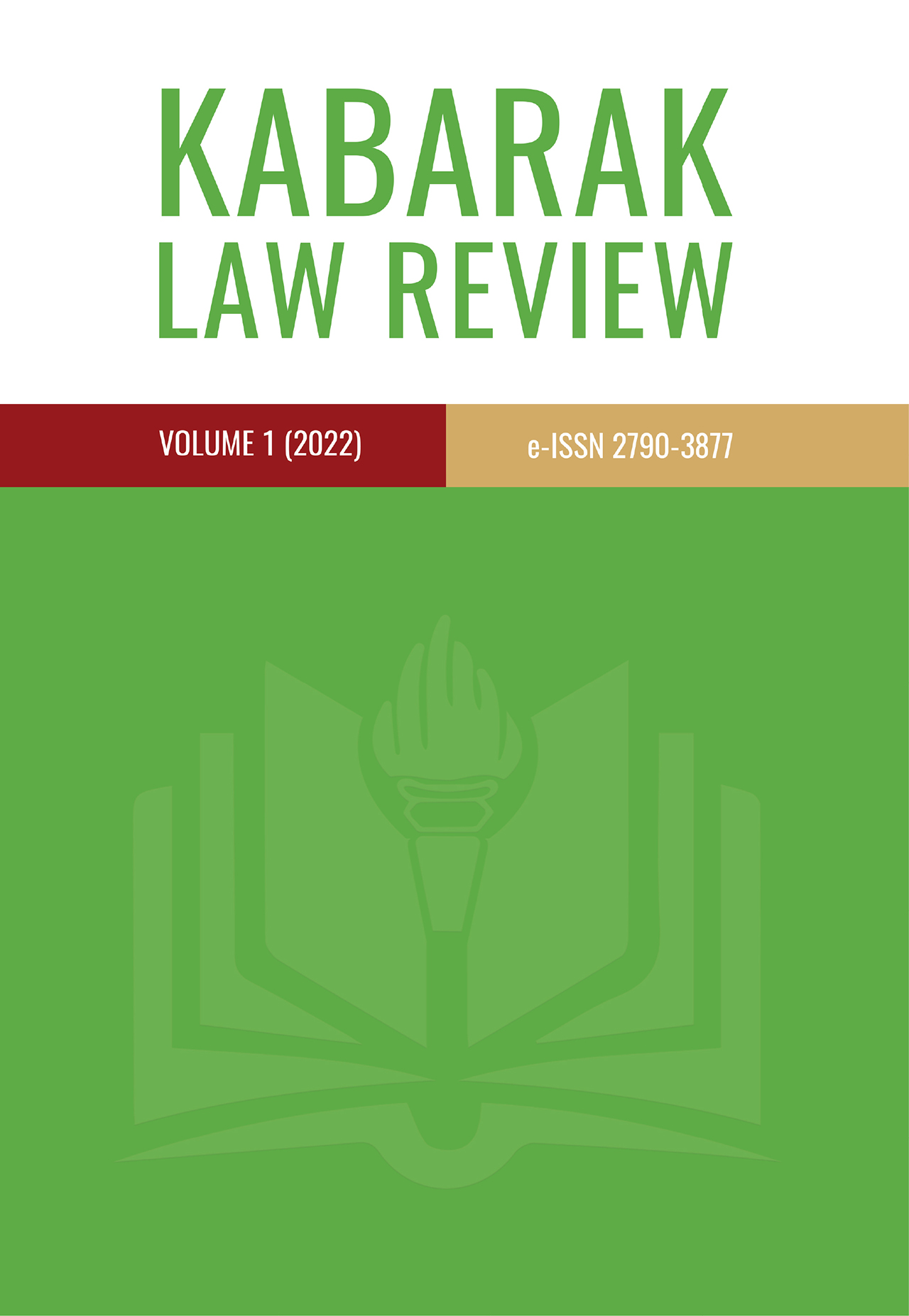 					View Vol. 1 (2022): Kabarak Law Review
				